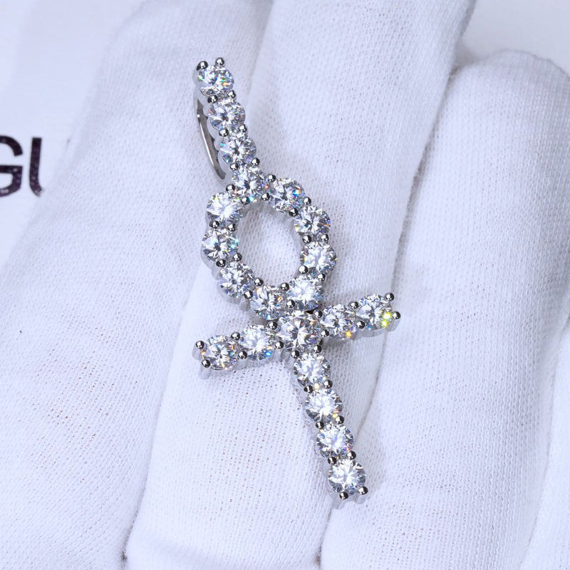 4.81 CARAT VVS MOISSANITE ANKH NECKLACE